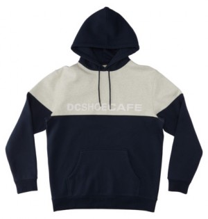 Mikina s Kapucnou DC Shoes Cafe x DC Panske Námornícka Modrá | DC-7826305