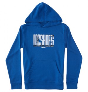 Mikina s Kapucnou DC Shoes On The Grind Detske Modre | DC-0635187