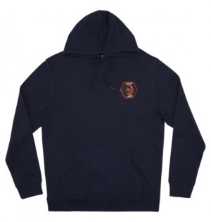 Mikina s Kapucnou DC Shoes Quality Goods Panske Námornícka Modrá | DC-9413560