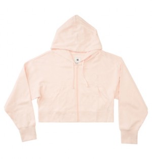 Mikina s Kapucnou DC Shoes The Weekend Zip Up Damske Ruzove | DC-2061758