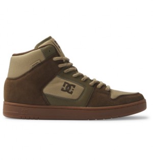 Skate Topanky DC Shoes Manteca 4 Hi Wr High-Top Panske Hnede | DC-4625971