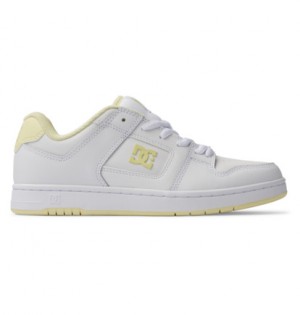 Skate Topanky DC Shoes Manteca Damske Žlté Oranžové Biele | DC-7596412