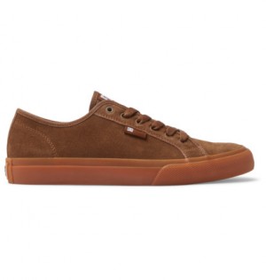 Skate Topanky DC Shoes Manual Le Panske Hnede | DC-1845206