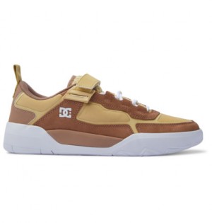 Skate Topanky DC Shoes Metric S x Will Panske Hnede Hnede | DC-4896702
