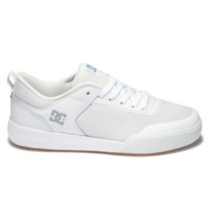 Skate Topanky DC Shoes Transit Panske Biele | DC-1069243