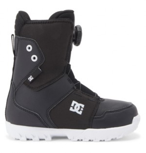 Snowboardové Topánky DC Shoes Youth Scout BOA® Detske Čierne Biele | DC-7538042