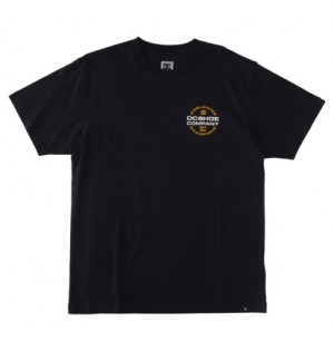 Tricko DC Shoes Eurostep Panske Čierne | DC-5270483