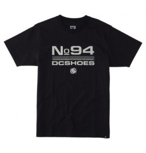 Tricko DC Shoes Static 94 Panske Čierne | DC-6085437